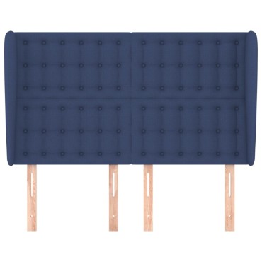 vidaXL Κεφαλάρι με Πτερύγια Μπλε 147x23x118/128cm Υφασμάτινο 1 τεμ.