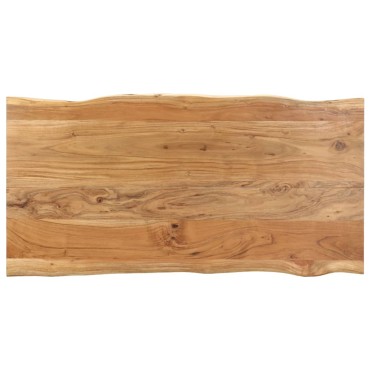 vidaXL Τραπεζαρία 154x80x76cm από Μασίφ Ξύλο Ακακίας 1 τεμ.
