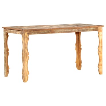 vidaXL Τραπεζαρία 140x70x76cm από Μασίφ Ανακυκλωμένο Ξύλο 1 τεμ.