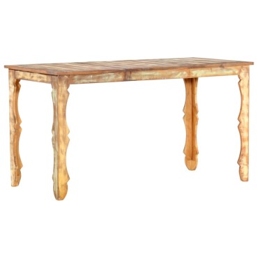 vidaXL Τραπεζαρία 140x70x76cm από Μασίφ Ανακυκλωμένο Ξύλο 1 τεμ.