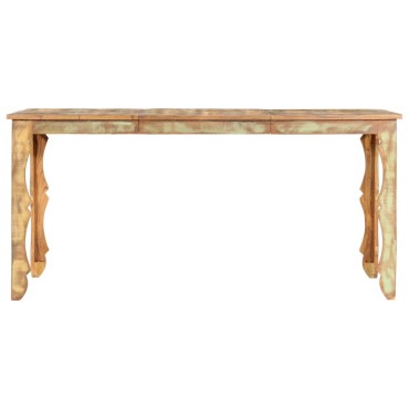 vidaXL Τραπεζαρία 160x80x76cm από Μασίφ Ανακυκλωμένο Ξύλο 1 τεμ.