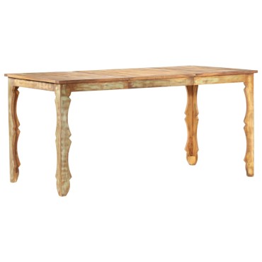 vidaXL Τραπεζαρία 160x80x76cm από Μασίφ Ανακυκλωμένο Ξύλο 1 τεμ.