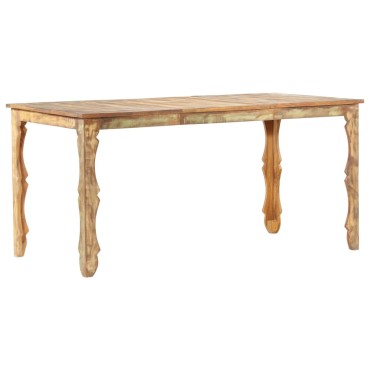 vidaXL Τραπεζαρία 160x80x76cm από Μασίφ Ανακυκλωμένο Ξύλο 1 τεμ.