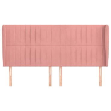 vidaXL Κεφαλάρι με Πτερύγια Μαύρο203x23x118/128cm Υφασμάτινο 1 τεμ.