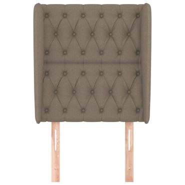 vidaXL Κεφαλάρι με Πτερύγια Taupe 83x23x118/128cm Υφασμάτινο 1 τεμ.