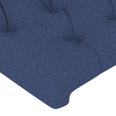 vidaXL Κεφαλάρι με Πτερύγια Μπλε 93x23x118/128cm Υφασμάτινο 1 τεμ.