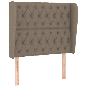 vidaXL Κεφαλάρι με Πτερύγια Taupe 103x23x118/128cm Υφασμάτινο 1 τεμ.
