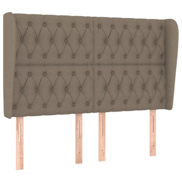 vidaXL Κεφαλάρι με Πτερύγια Taupe 147x23x118/128cm Υφασμάτινο 1 τεμ.