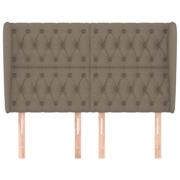 vidaXL Κεφαλάρι με Πτερύγια Taupe 147x23x118/128cm Υφασμάτινο 1 τεμ.