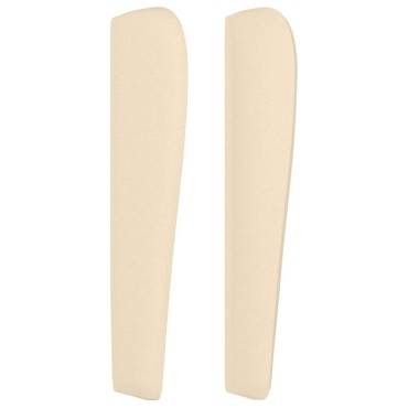 vidaXL Κεφαλάρι με Πτερύγια Κρεμ 183x23x118/128cm Υφασμάτινο 1 τεμ.