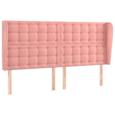 vidaXL Κεφαλάρι με Πτερύγια Μαύρο203x23x118/128cm Υφασμάτινο 1 τεμ.