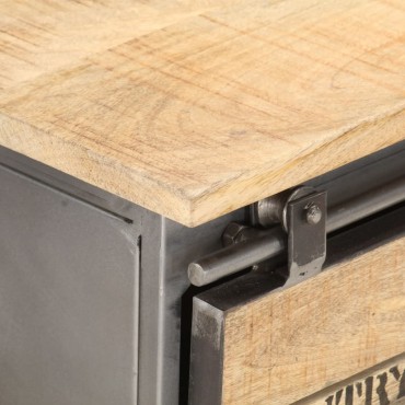 vidaXL Έπιπλο Τηλεόρασης 120x30x40cm από Μασίφ Ξύλο Μάνγκο