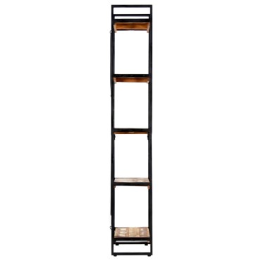 vidaXL Βιβλιοθήκη με 5 Επίπεδα 60x30x180cm Μασίφ Ανακυκλωμένο Ξύλο 1 τεμ.