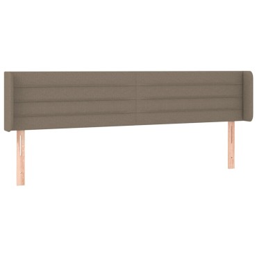 vidaXL Κεφαλάρι με Πτερύγια Taupe 183x16x78/88cm Υφασμάτινο 1 τεμ.