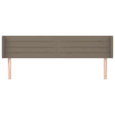 vidaXL Κεφαλάρι με Πτερύγια Taupe 183x16x78/88cm Υφασμάτινο 1 τεμ.