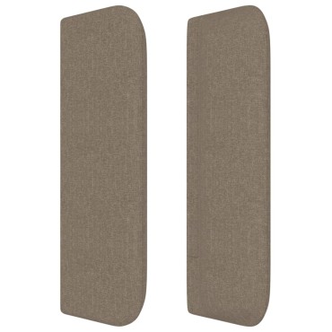 vidaXL Κεφαλάρι με Πτερύγια Taupe 183x16x78/88cm Υφασμάτινο 1 τεμ.