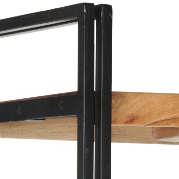 vidaXL Βιβλιοθήκη με 5 Επίπεδα 60x30x180cm Μασίφ Ξύλο Ακακίας 1 τεμ.