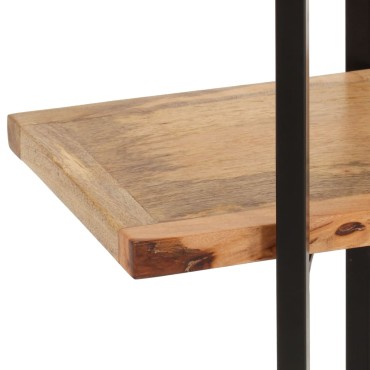vidaXL Βιβλιοθήκη με 4 Επίπεδα 160x35x160cm Μασίφ Ξύλο Μάνγκο 1 τεμ.