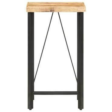 vidaXL Τραπέζι Μπαρ 60x60x107cm Ακατέργαστο Ξύλο Μάνγκο 1 τεμ.