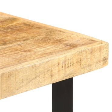 vidaXL Τραπέζι Μπαρ 60x60x107cm Ακατέργαστο Ξύλο Μάνγκο 1 τεμ.