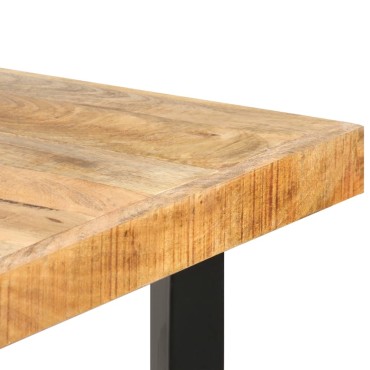 vidaXL Τραπέζι Μπαρ 180x70x107cm Ακατέργαστο Ξύλο Μάνγκο 1 τεμ.
