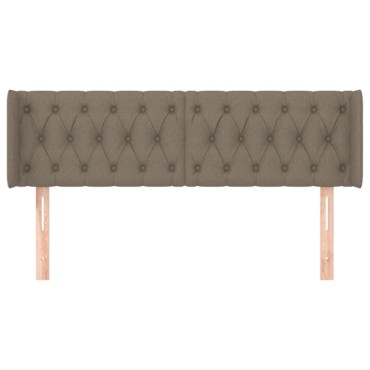 vidaXL Κεφαλάρι με Πτερύγια Taupe 163x16x78/88cm Υφασμάτινο 1 τεμ.
