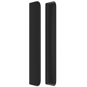 vidaXL Κεφαλάρι με Πτερύγια Μαύρο 163x16x118/128cmΣυνθετικό Δέρμα 1 τεμ.