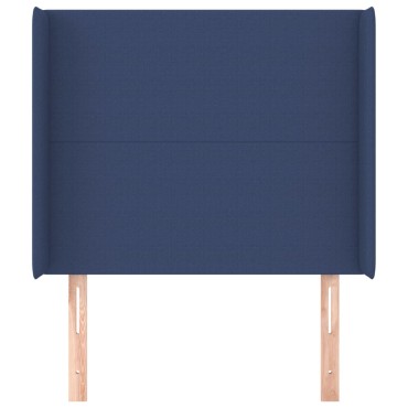 vidaXL Κεφαλάρι με Πτερύγια Μπλε 103x16x118/128cm Υφασμάτινο 1 τεμ.