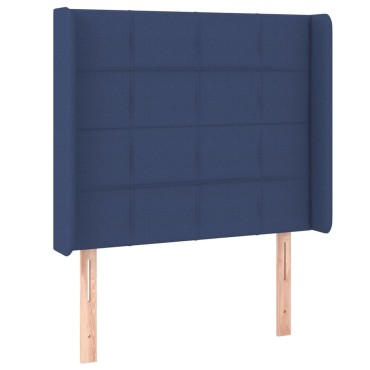 vidaXL Κεφαλάρι με Πτερύγια Μπλε 83x16x118/128cm Υφασμάτινο 1 τεμ.