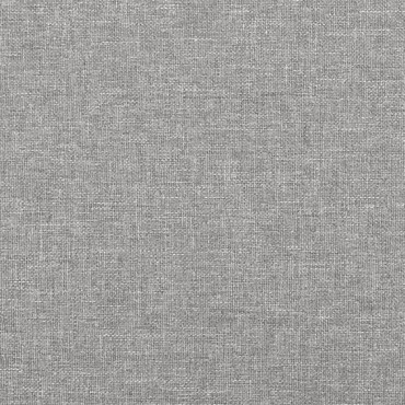 vidaXL Κεφαλάρι με Πτερύγια Ανοιχτό Γκρι 103x16x118/128cm Υφασμάτινο 1 τεμ.