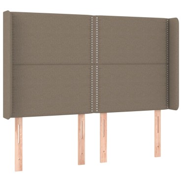 vidaXL Κεφαλάρι με Πτερύγια Taupe 147x16x118/128cm Υφασμάτινο 1 τεμ.