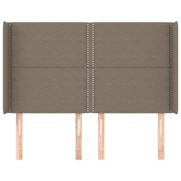 vidaXL Κεφαλάρι με Πτερύγια Taupe 147x16x118/128cm Υφασμάτινο 1 τεμ.