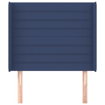 vidaXL Κεφαλάρι με Πτερύγια Μπλε 103x16x118/128cm Υφασμάτινο 1 τεμ.