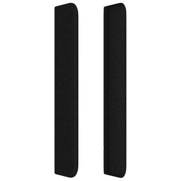 vidaXL Κεφαλάρι με Πτερύγια Μαύρο 163x16x118/128cm Υφασμάτινο 1 τεμ.