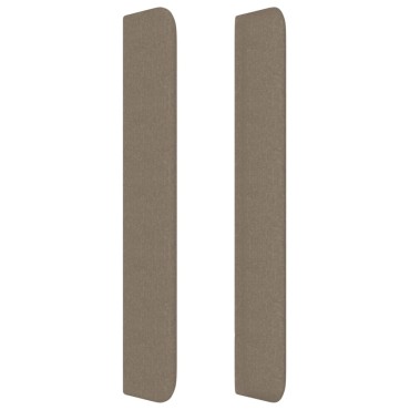 vidaXL Κεφαλάρι με Πτερύγια Taupe 163x16x118/128cm Υφασμάτινο 1 τεμ.