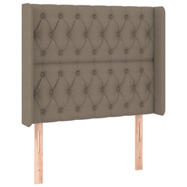 vidaXL Κεφαλάρι με Πτερύγια Taupe 103x16x118/128cm Υφασμάτινο 1 τεμ.