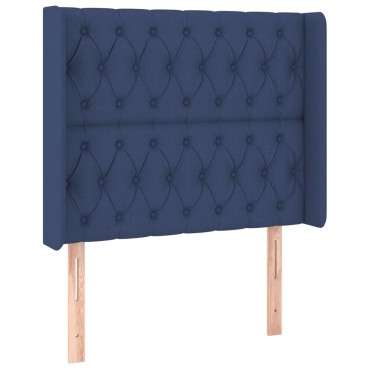 vidaXL Κεφαλάρι με Πτερύγια Μπλε 103x16x118/128cm Υφασμάτινο 1 τεμ.