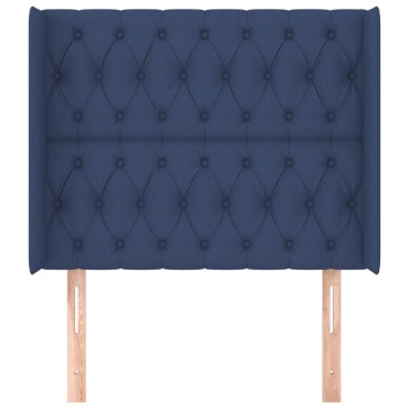 vidaXL Κεφαλάρι με Πτερύγια Μπλε 103x16x118/128cm Υφασμάτινο 1 τεμ.