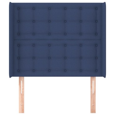 vidaXL Κεφαλάρι με Πτερύγια Μπλε 93x16x118/128cm Υφασμάτινο 1 τεμ.