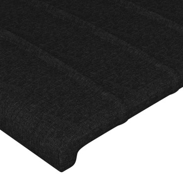 vidaXL Κεφαλάρι με Πτερύγια Μαύρο 163x16x118/128cm Υφασμάτινο 1 τεμ.