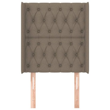 vidaXL Κεφαλάρι με Πτερύγια Taupe 83x16x118/128cm Υφασμάτινο 1 τεμ.