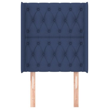 vidaXL Κεφαλάρι με Πτερύγια Μπλε 83x16x118/128cm Υφασμάτινο 1 τεμ.