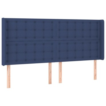 vidaXL Κεφαλάρι με Πτερύγια Μπλε 163x16x118/128cm Υφασμάτινο 1 τεμ.