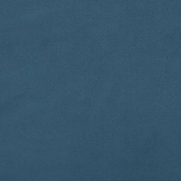 vidaXL Πλαίσιο Κρεβατιού με Κεφαλάρι Σκ. Μπλε 100x200cm Βελούδινο 1 τεμ. - Μονό