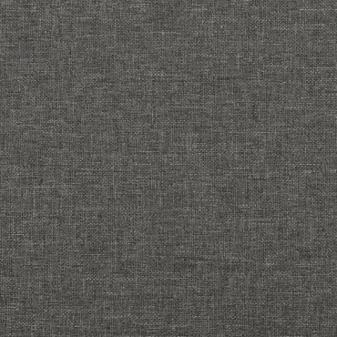 vidaXL Κεφαλάρι Κρεβατιού Σκούρο Γκρι 90x7x78/88cm Υφασμάτινο 1 τεμ.