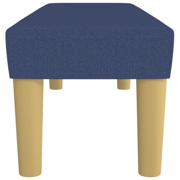 vidaXL Πάγκος Μπλε 100x30x30cm Υφασμάτινος 1 τεμ.
