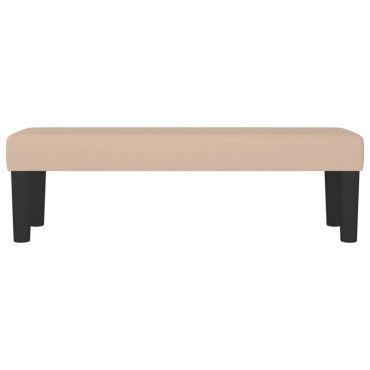 vidaXL Πάγκος Καπουτσίνο 100x30x30cm από Συνθετικό Δέρμα 1 τεμ.