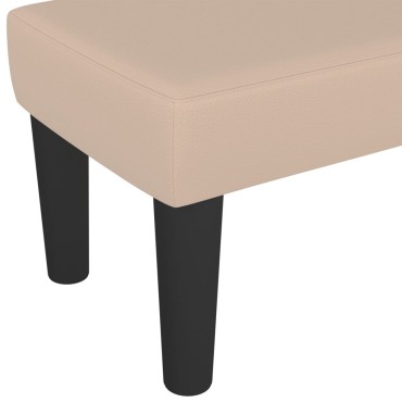 vidaXL Πάγκος Καπουτσίνο 100x30x30cm από Συνθετικό Δέρμα 1 τεμ.