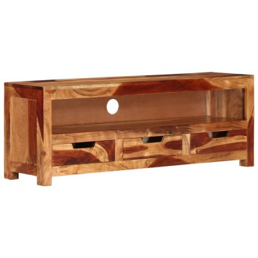 vidaXL Έπιπλο Τηλεόρασης 110x30x40cm από Μασίφ Ξύλο Ακακίας