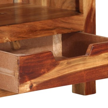 vidaXL Έπιπλο Τηλεόρασης 110x30x40cm από Μασίφ Ξύλο Ακακίας